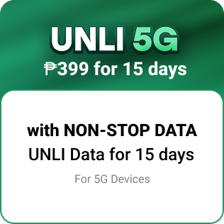 UNLI 5G w/ NSD 399